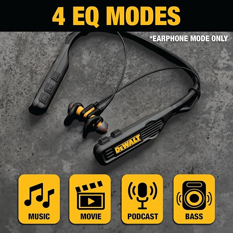 DEWALT 2-in-1 BLUETOOTH NECKBANDS