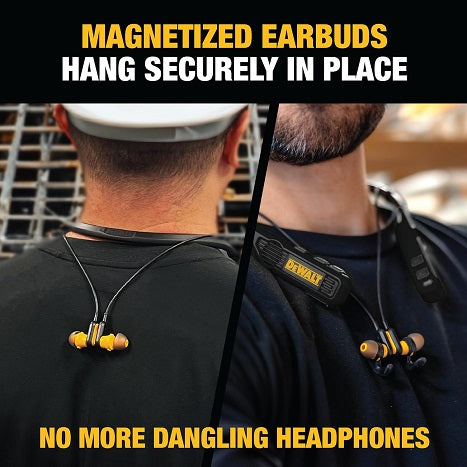 DEWALT 2-in-1 BLUETOOTH NECKBANDS